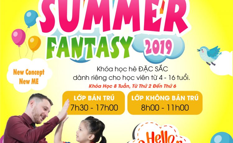 Chương trình anh văn hè 2019